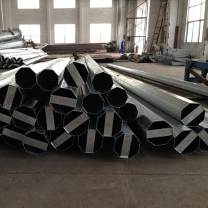 Galvanized Steel Utility Steel Pole