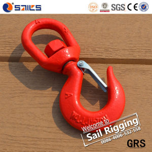 Drop Forged Colored S-322 Swivel Hook with Safety Latch