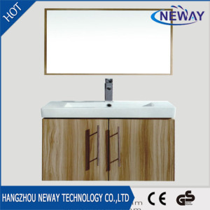 Simple Melamine Modern Wall Mounted Bathroom Furniture