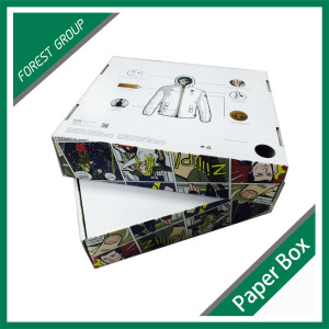 Good Quality Handle Shipping Box Apparel Packing Use