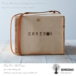 Hongdao Customize Wooden Cookies Cake Box China Manufacturer _E