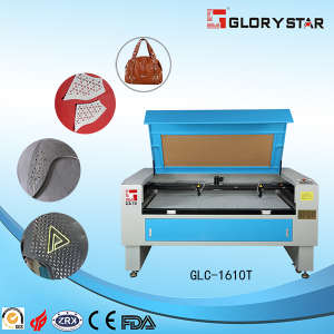 Double Cutting Heads Shoes Laser Cutter Machine