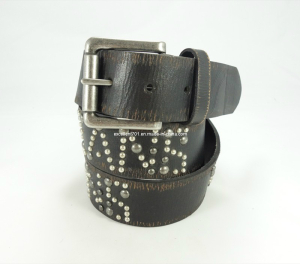 Fashion Leather Metal Belt with Studs (EUBL0819-38)