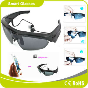 Super fashion Intelligent Smart Sunglasses with Earphone