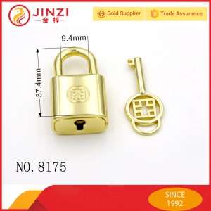 Decorative Metal Bag Locks with Logo Engraved